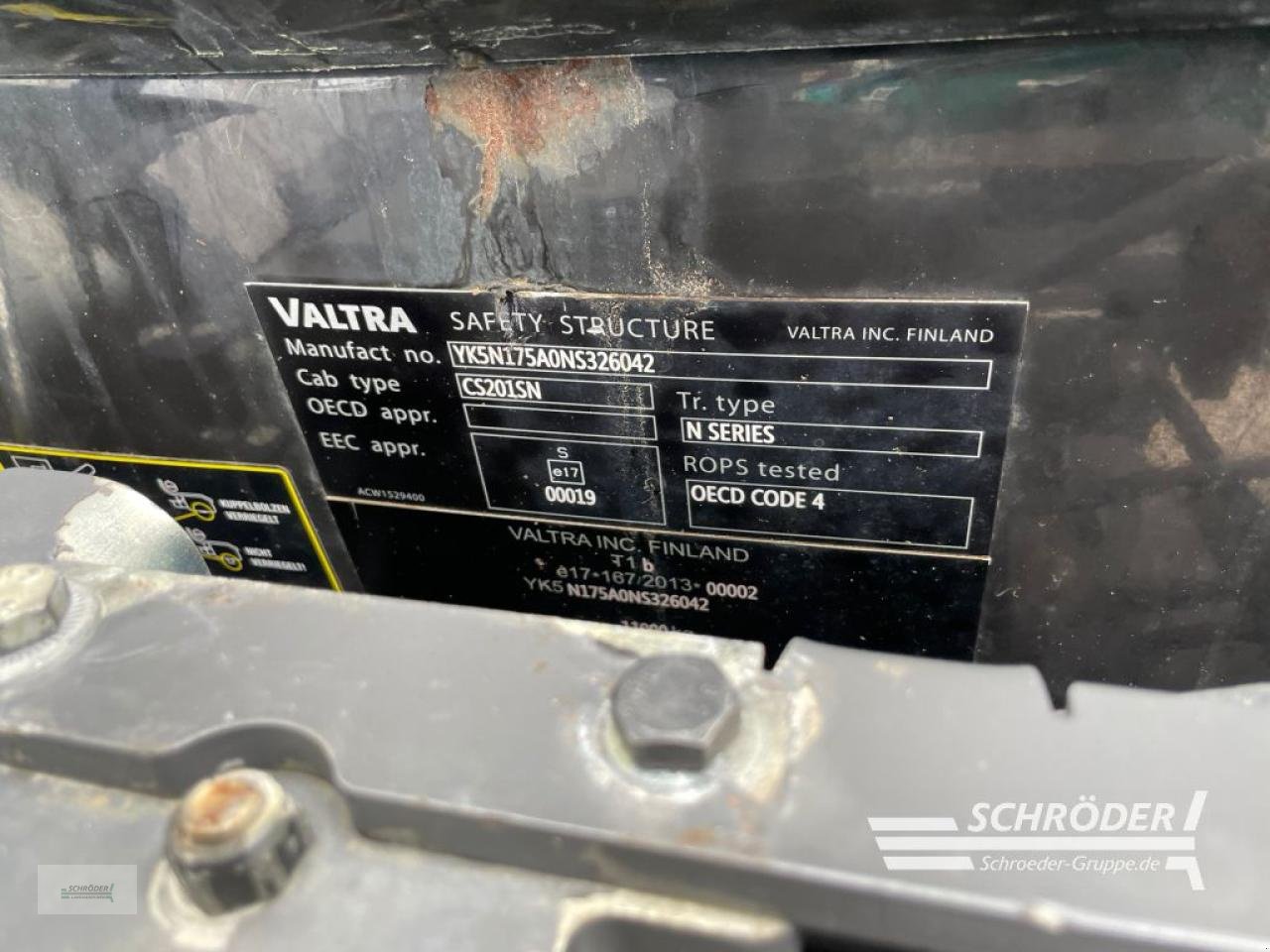 Traktor Türe ait Valtra N 175 A | RÜFA, Gebrauchtmaschine içinde Wildeshausen (resim 21)